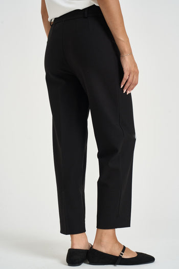 Pantalone donna carrot fit nero - 3