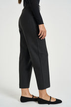 Pantalone donna carrot fit grigio scuro DE72PF 489OSCURO RAGNO 