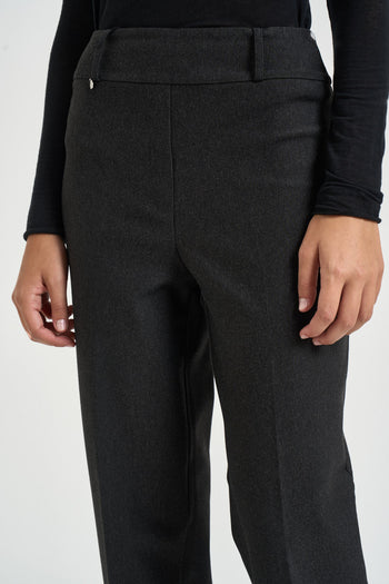 Pantalone donna carrot fit grigio scuro - 6