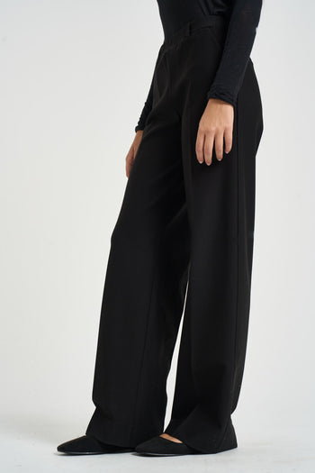 Pantalone donna a palazzo nero - 3