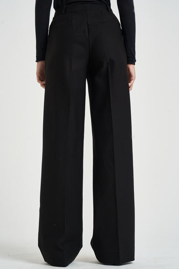 Pantalone donna a palazzo nero - 4