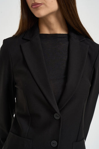 Giacca donna monopetto nera - 3