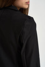 Giacca donna monopetto nera DO23GA 020NERO RAGNO 