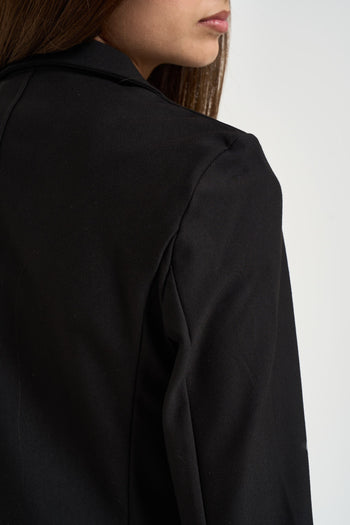 Giacca donna monopetto nera - 5