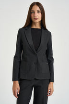 Giacca donna monopetto grigio scuro DO23GA 489MOSCURO RAGNO 