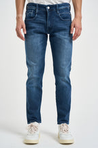 Jeans uomo Anbass Power Stretch blu denim scuro M0914 261C32C009 REPLAY 