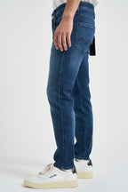 Jeans uomo Anbass Power Stretch blu denim scuro M0914 261C32C009 REPLAY 