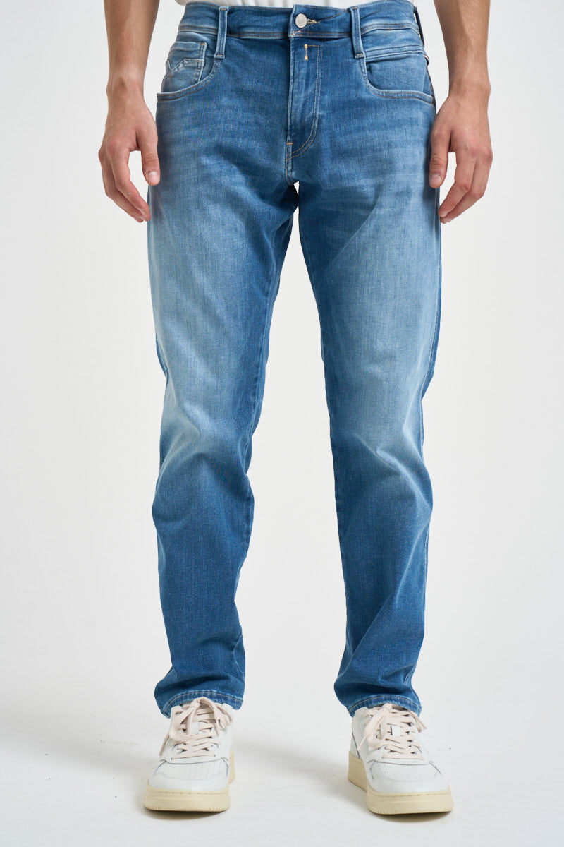 Jeans uomo Anbass Hyperflex Original blu denim M914Y 661990009 REPLAY 