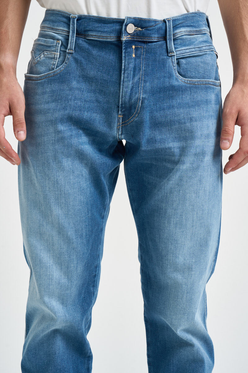 Jeans uomo Anbass Hyperflex Original blu denim M914Y 661990009 REPLAY 