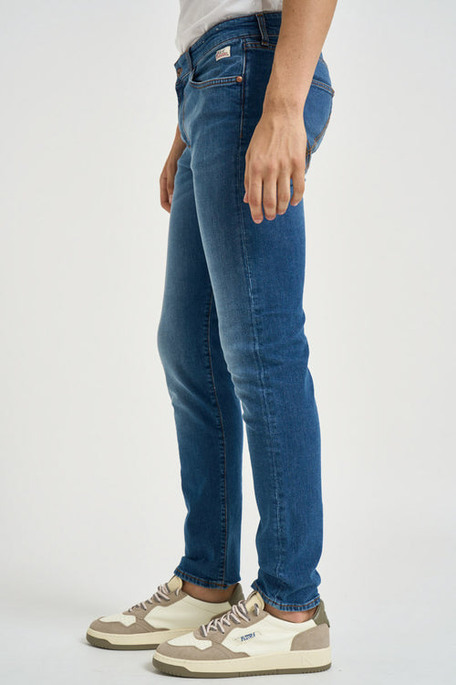 Jeans uomo slim fit in denim medio - 2
