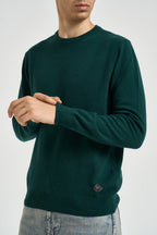 Maglia uomo girocollo verde bottiglia CREWNECK BOTTLE ROY ROGER'S 