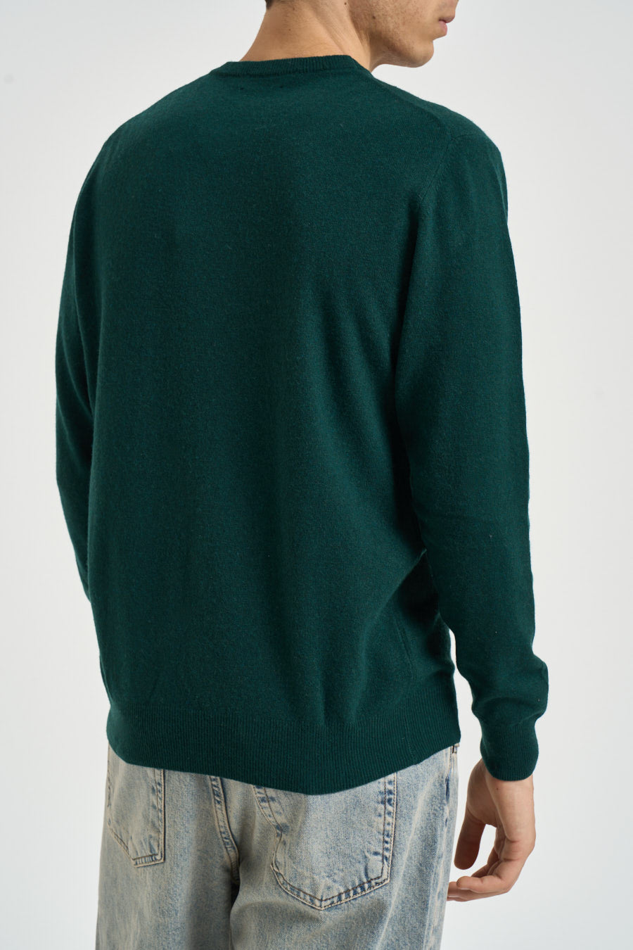 Maglia uomo girocollo verde bottiglia CREWNECK BOTTLE ROY ROGER'S 