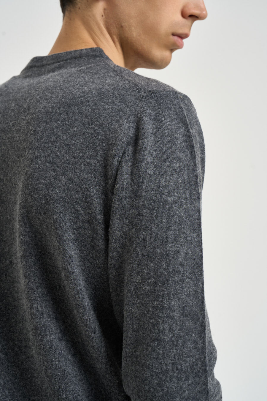 Maglia uomo girocollo grigio antracite CREWNECK GREY ROY ROGER'S 