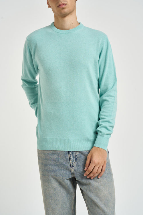 Maglia uomo girocollo celeste