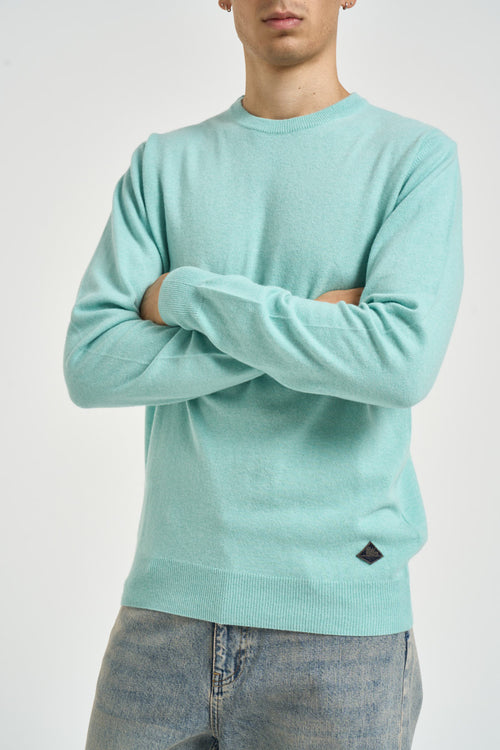 Maglia uomo girocollo celeste - 2