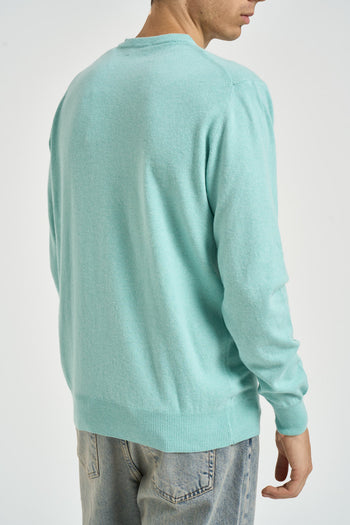 Maglia uomo girocollo celeste - 4