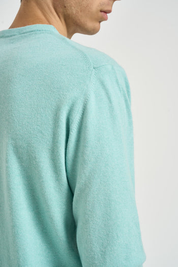 Maglia uomo girocollo celeste - 5