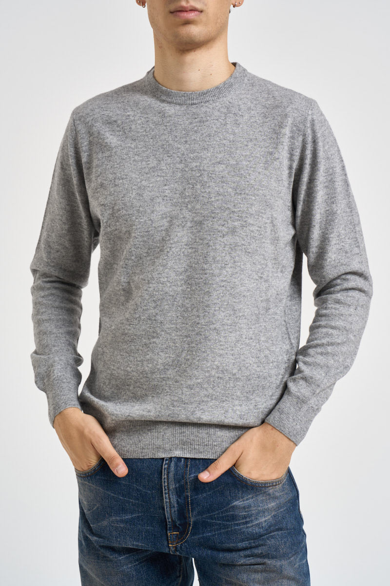 Maglia uomo girocollo grigia CREWNECK PEARL ROY ROGER'S 