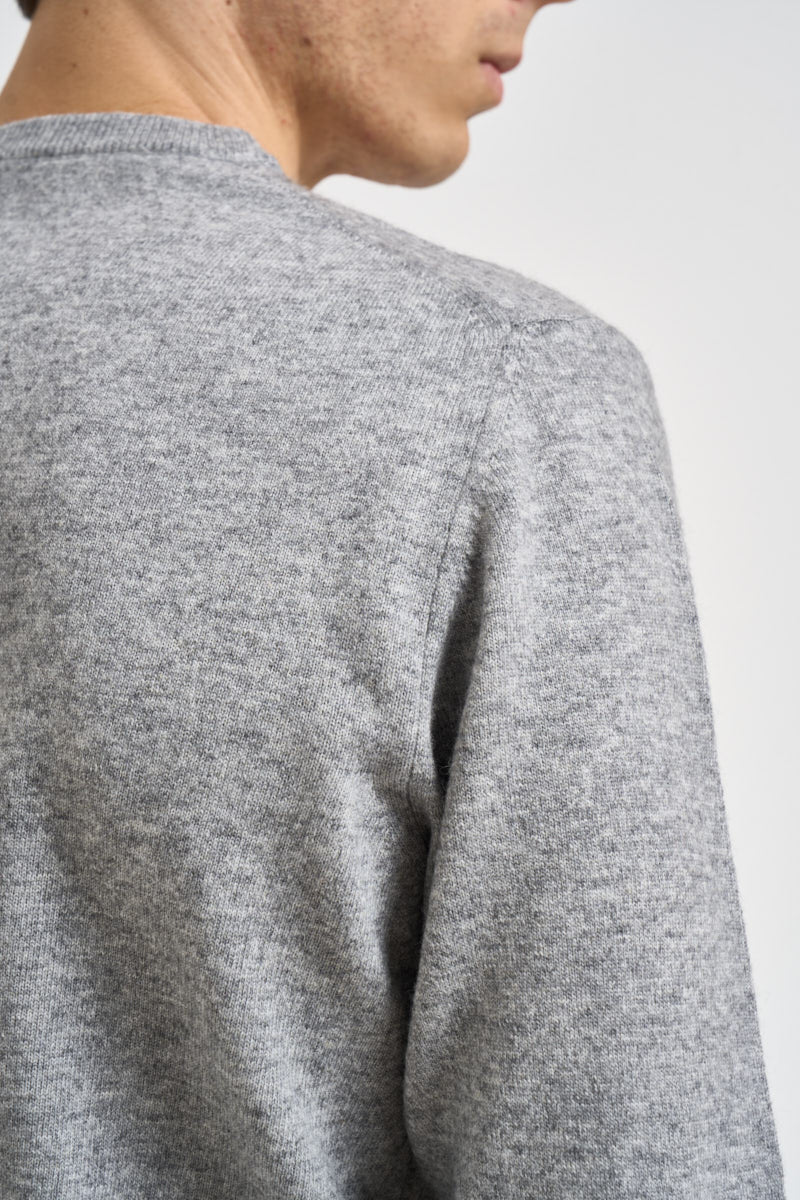 Maglia uomo girocollo grigia CREWNECK PEARL ROY ROGER'S 