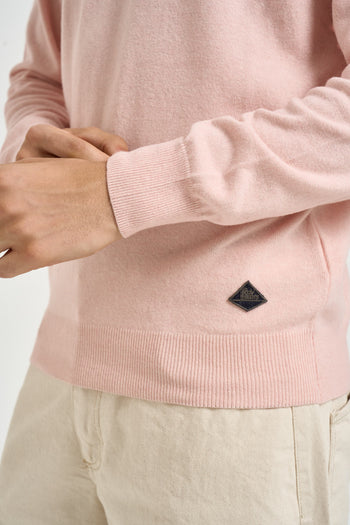 Maglia uomo girocollo rosa - 4