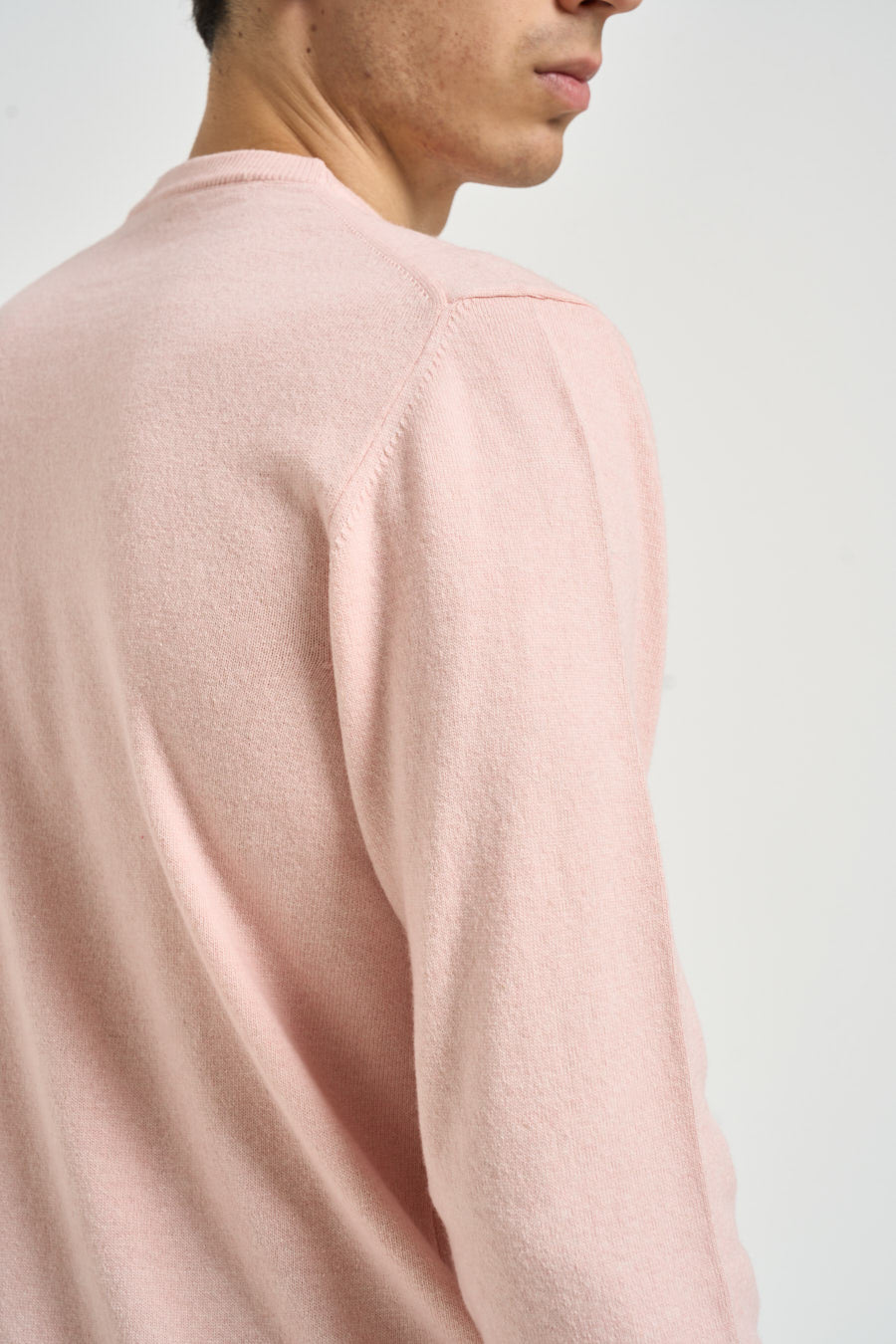 Maglia uomo girocollo rosa CREWNECK ROSE ROY ROGER'S 