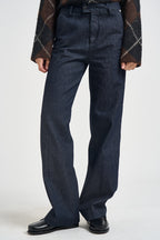 Jeans donna Lais Rinse a palazzo in denim blu LAIS RINSE ROY ROGER'S 