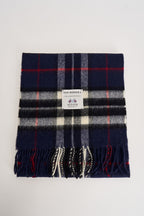 Sciarpa uomo tartan blu navy SCARF NAVYWHITE ROY ROGER'S 