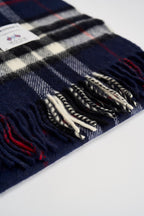 Sciarpa uomo tartan blu navy SCARF NAVYWHITE ROY ROGER'S 