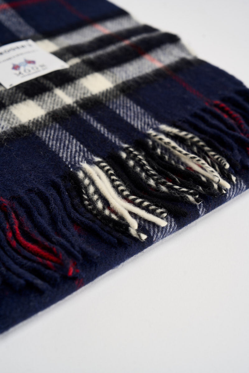 Sciarpa uomo tartan blu navy SCARF NAVYWHITE ROY ROGER'S 