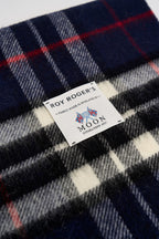 Sciarpa uomo tartan blu navy SCARF NAVYWHITE ROY ROGER'S 