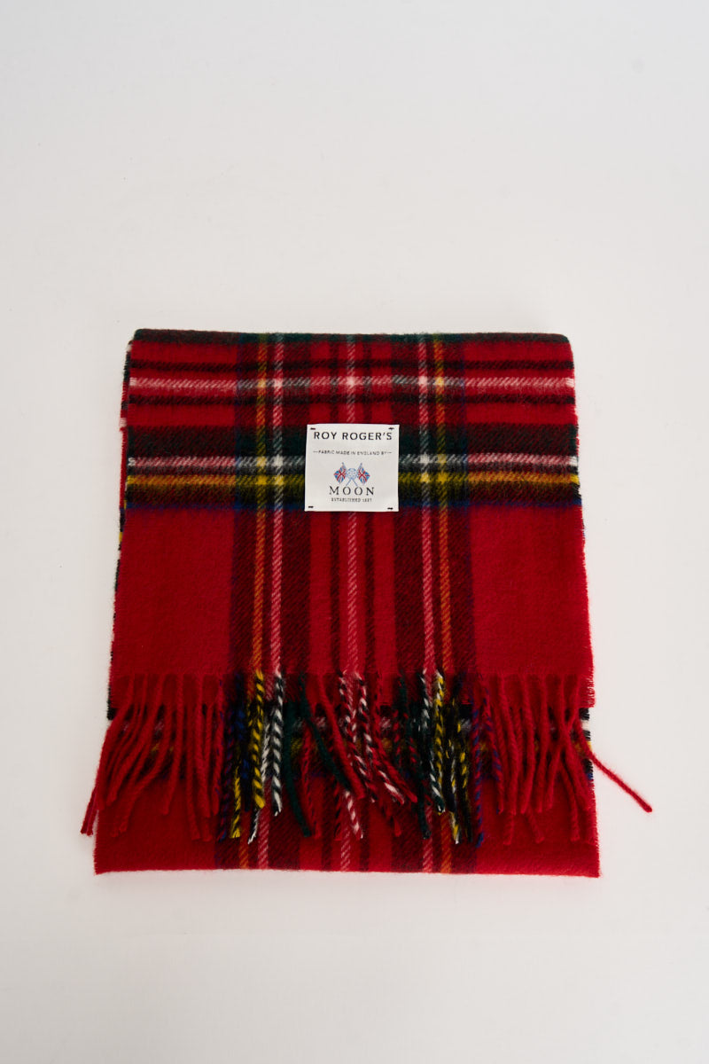 Sciarpa uomo tartan rossa SCARF REDGREEN ROY ROGER'S 