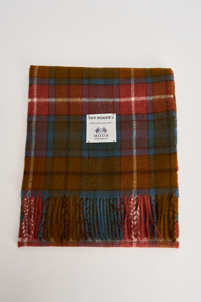 Sciarpa uomo tartan arancione e senape SCARF RUSTSKY ROY ROGER'S 