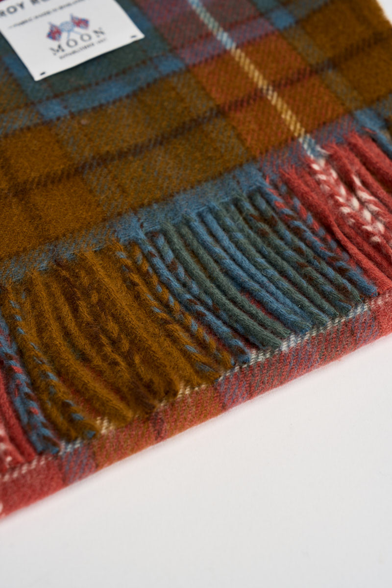 Sciarpa uomo tartan arancione e senape SCARF RUSTSKY ROY ROGER'S 