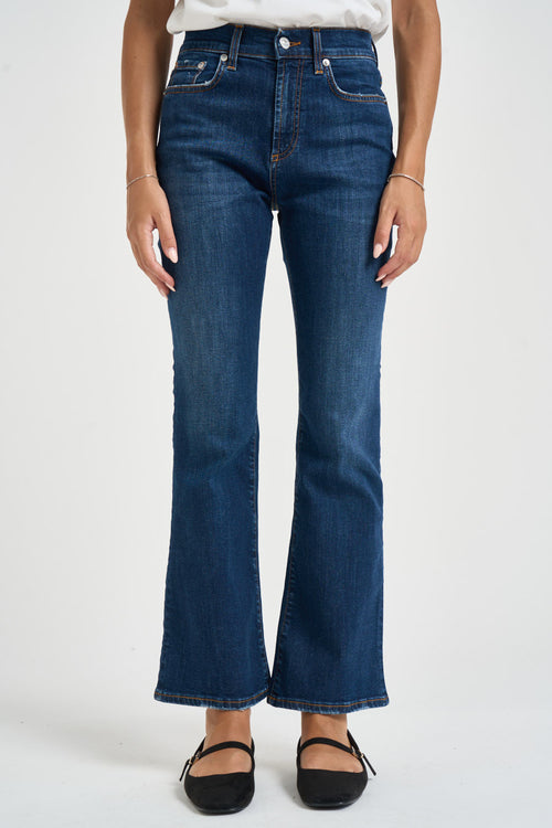Jeans donna Zandra in denim blu scuro - 1