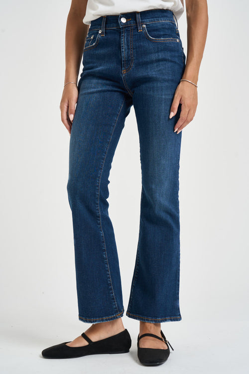 Jeans donna Zandra in denim blu scuro - 2