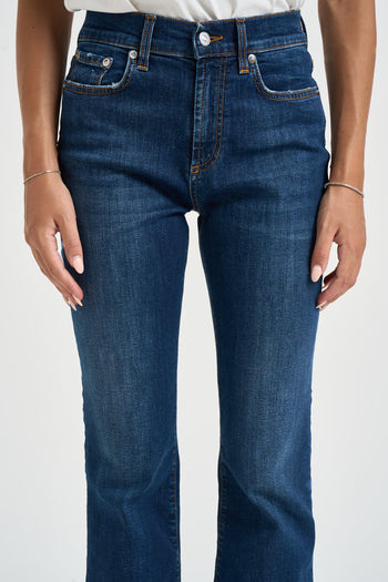 Jeans donna Zandra in denim blu scuro - 5