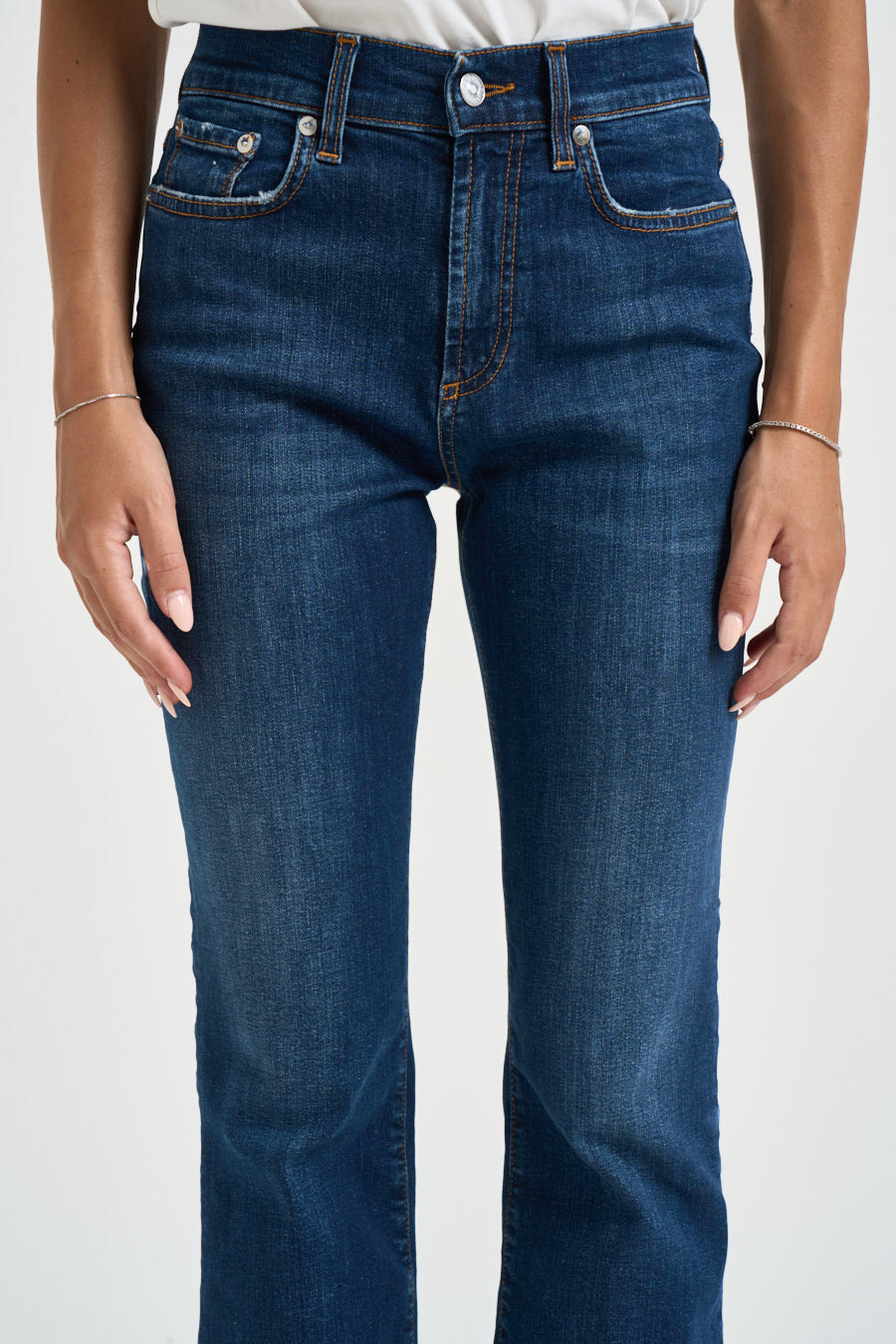 Jeans donna Zandra in denim blu scuro ZANDRA DOJA ROY ROGER'S 