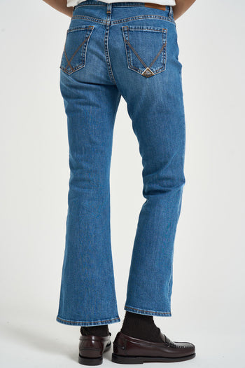 Jeans donna Zandra in denim blu - 3