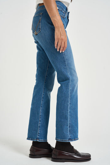Jeans donna Zandra in denim blu - 4