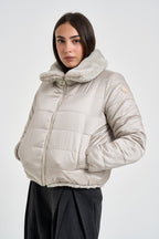 Giacca donna reversibile imbottita bianco ghiaccio D31352W 40019 SAVE THE DUCK 