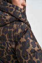 Piumino donna corto animalier D32845W 21983 SAVE THE DUCK 