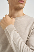 Maglia uomo girocollo beige MI3330 BEIGE SEINSE 