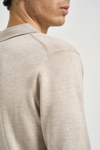 Polo uomo a maniche lunghe beige MI3331 BEIGE SEINSE 