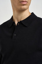 Polo uomo a maniche lunghe nera MI3331 NERO SEINSE 