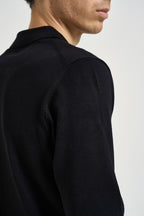 Polo uomo a maniche lunghe nera MI3331 NERO SEINSE 