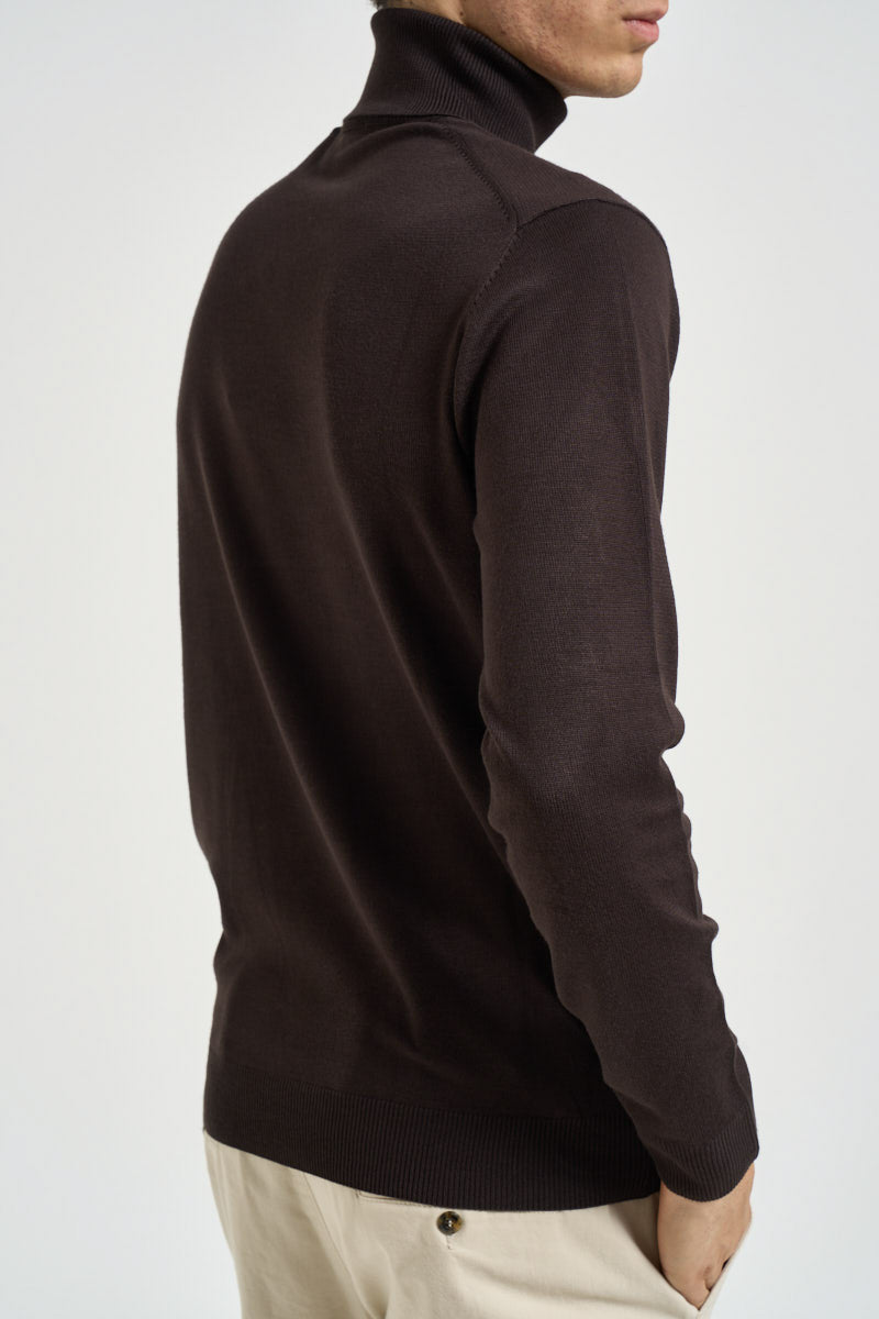 Maglia uomo dolcevita marrone MI3332 MORO SEINSE 