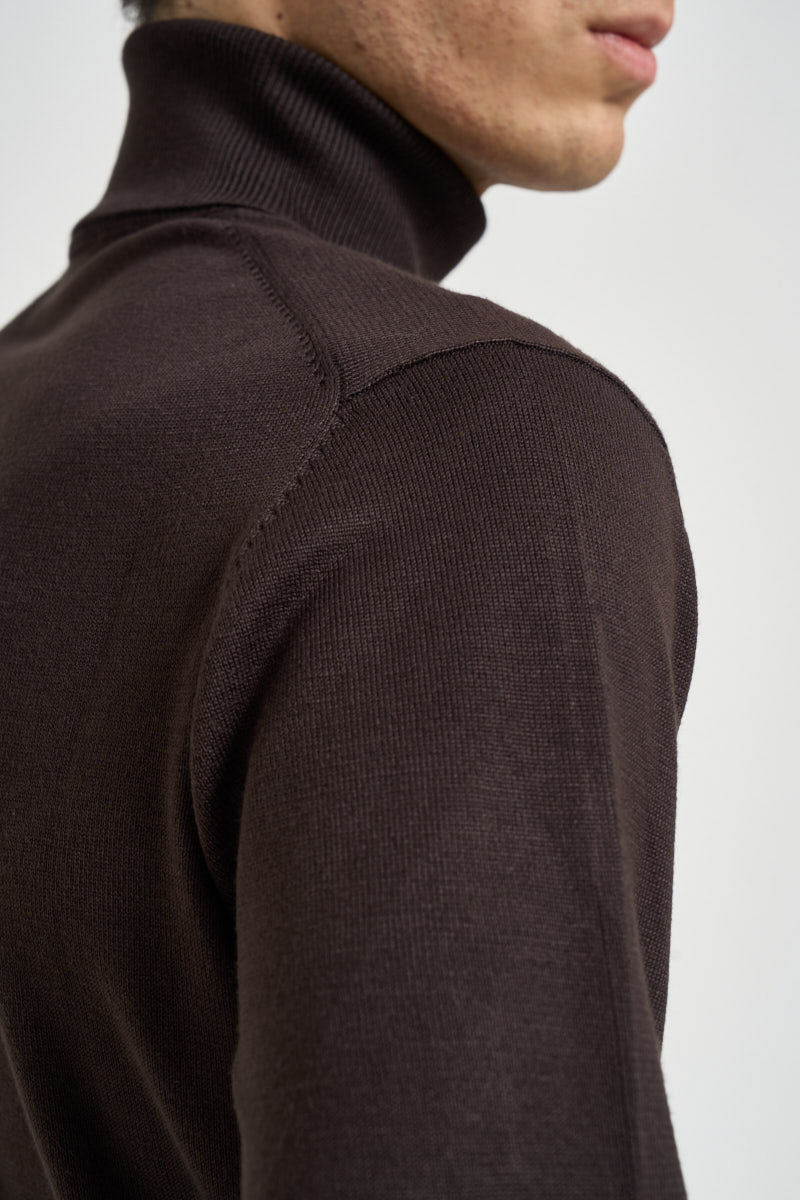 Maglia uomo dolcevita marrone MI3332 MORO SEINSE 