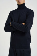 Maglia uomo dolcevita blu navy MI3332 NAVY SEINSE 