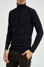 Maglia uomo dolcevita nera MI3332 NERO SEINSE 