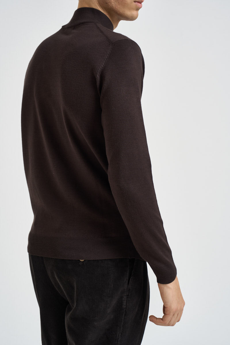 Maglia uomo dolcevita marrone MI3333 MORO SEINSE 